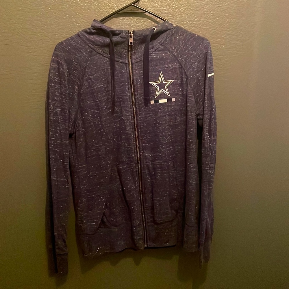 Navy Blue NFL Nike Dallas Cowboys jacket size M